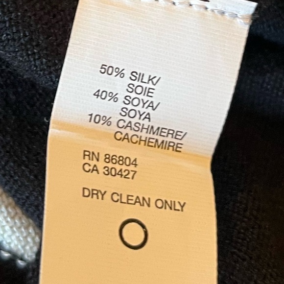 ♥️M A G by Magaschoni Silk/Cashmere blend Sweater Size Med - Picture 6 of 7